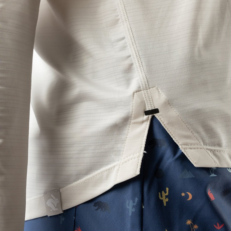 rabbit - UPF Tee LS - Snow White - Women's