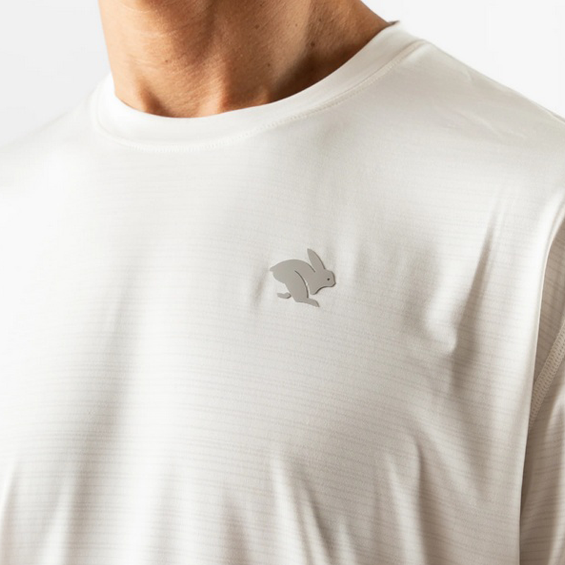 rabbit - UPF Tee SS - Snow White - Men's