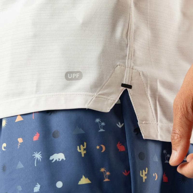 rabbit - UPF Tee SS - Snow White - Men's