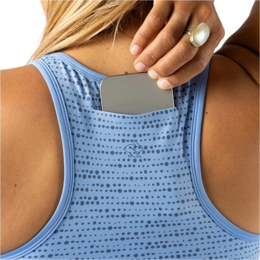 rabbit - UtiliBRA-vo - Cornflower Blue Geo Dot - Women's