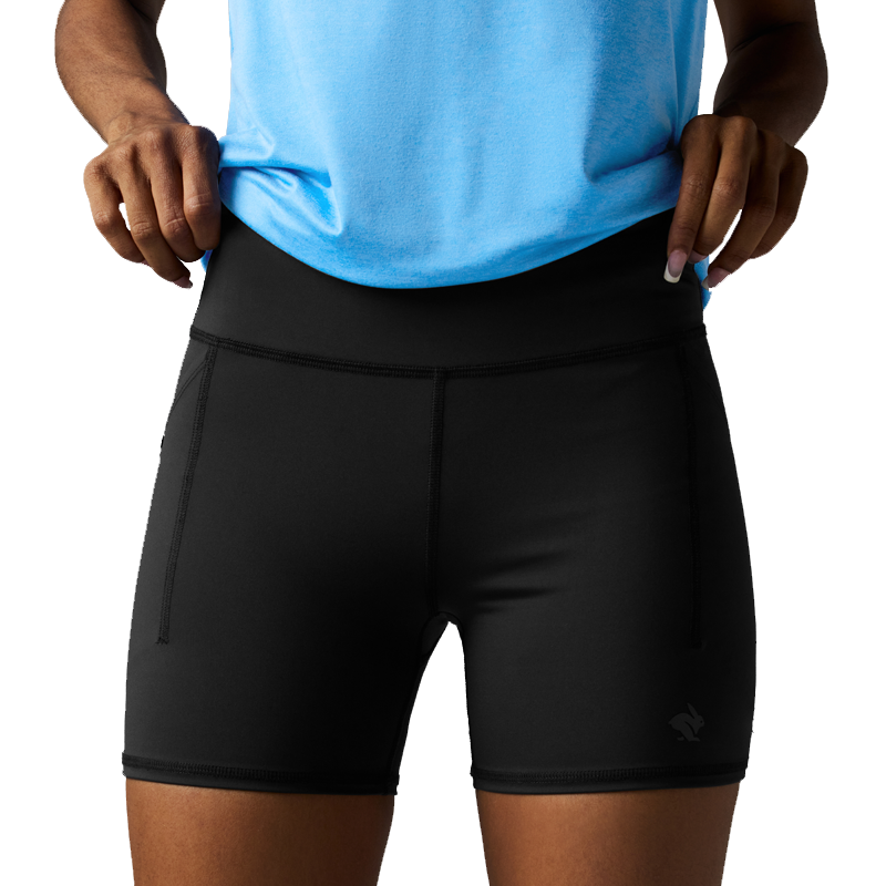 rabbit - Speed Leggy 4" - Black - Women's