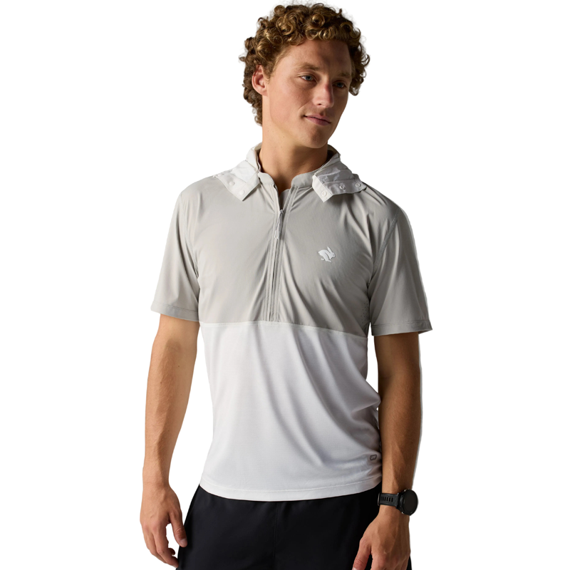 rabbit - Sunrunner UPF Tee Hoodie - White -  Men's