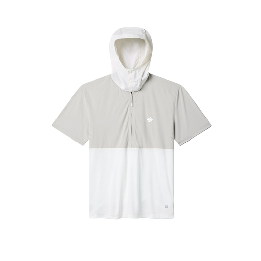 rabbit - Sunrunner UPF Tee Hoodie - White -  Men's