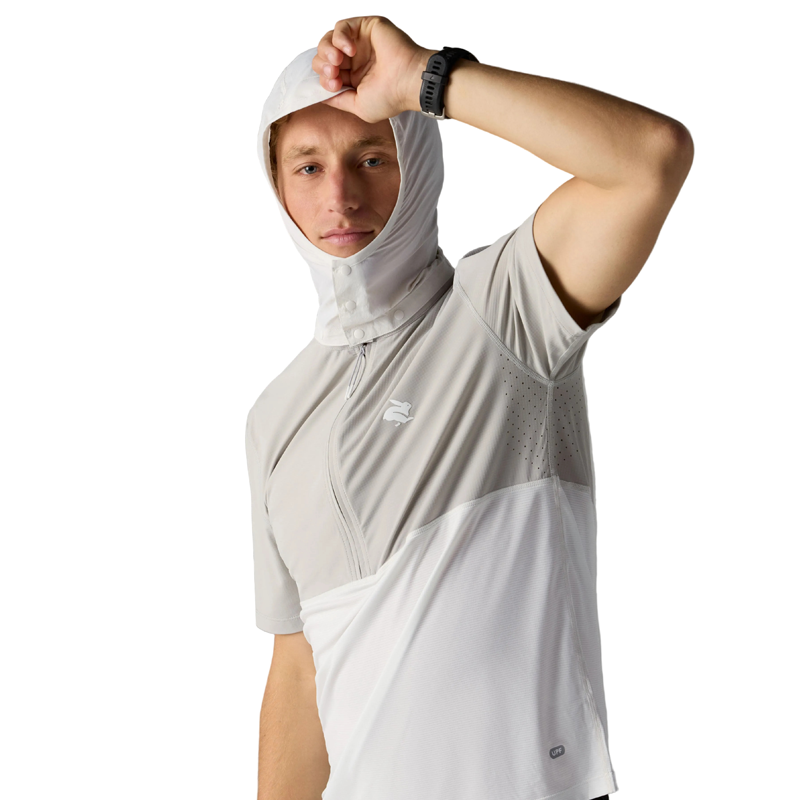 rabbit - Sunrunner UPF Tee Hoodie - White -  Men's