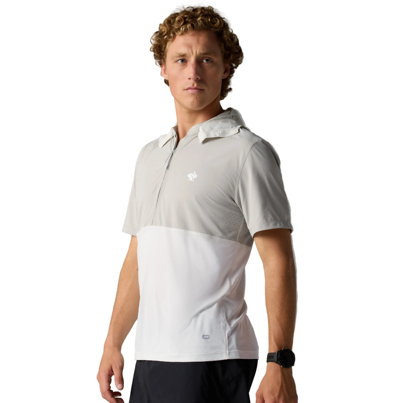 rabbit - Sunrunner UPF Tee Hoodie - White -  Men's