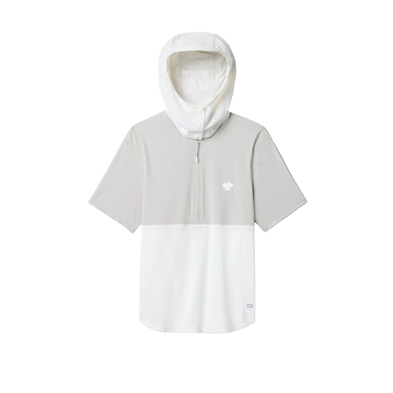 rabbit - Sunrunner UPF Tee Hoodie - White - Women's