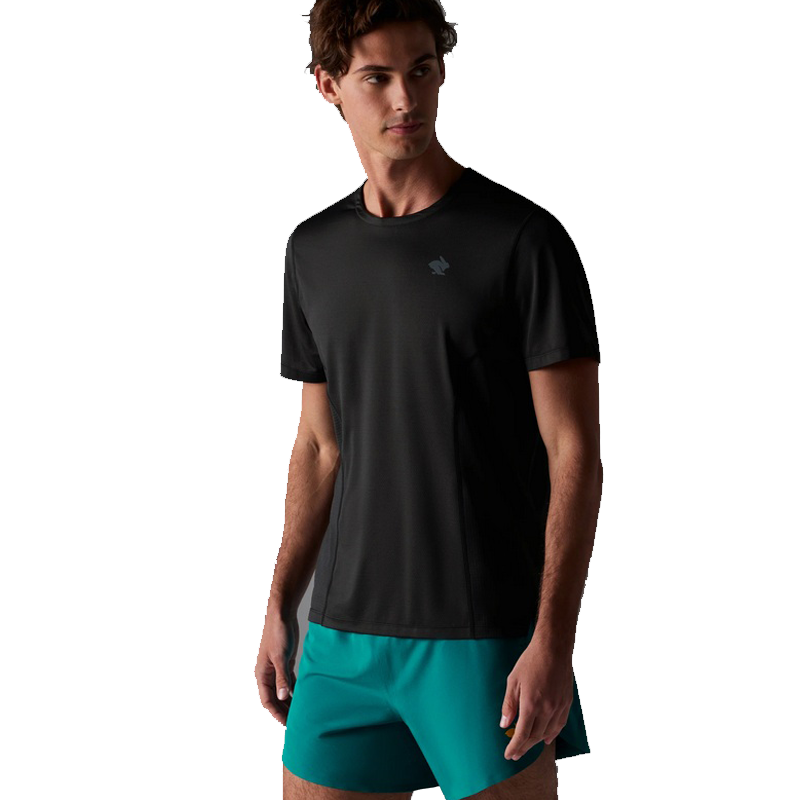rabbit - Tempo Tee SS - Black - Men's