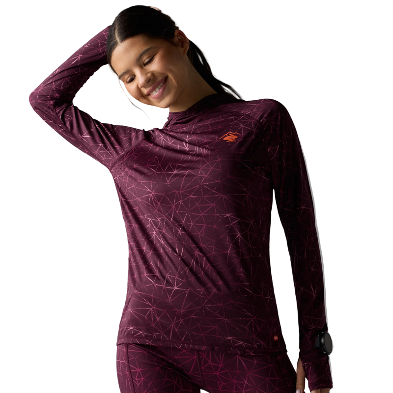 rabbit - UPF Deflector 2.0 - Mauve Trails - Women's