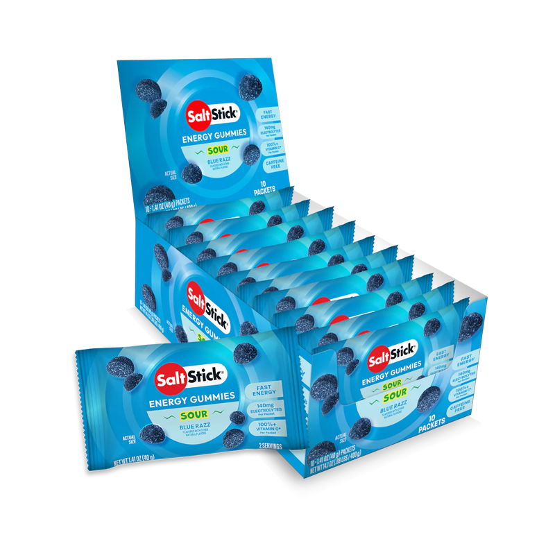 Saltstick - Energy Gummies - Sour Blue Razz
