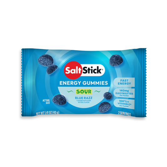 Saltstick - Energy Gummies - Sour Blue Razz