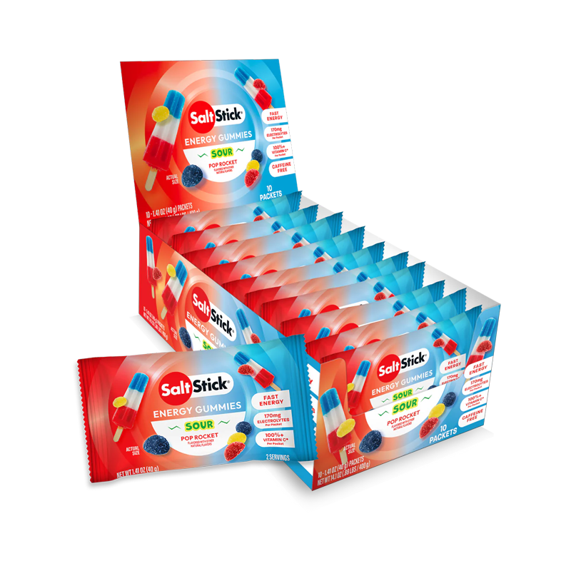 Saltstick - Energy Gummies - Sour Pop Rocket