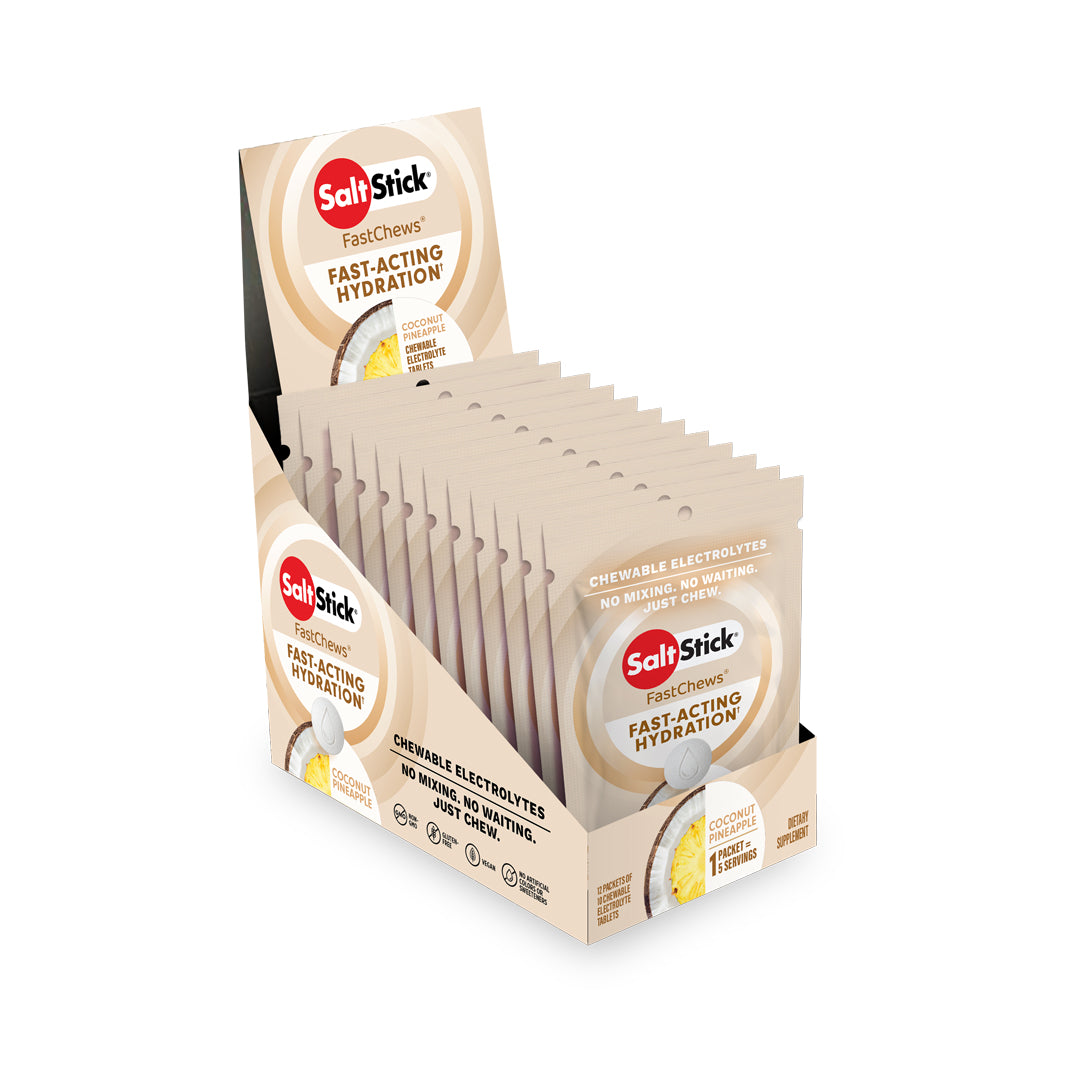 SaltStick - FastChews - Coconut Pineapple - 10 Tablets Packet