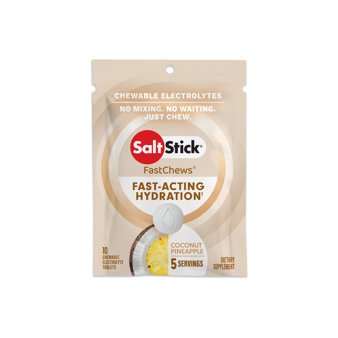 SaltStick - FastChews - Coconut Pineapple - 10 Tablets Packet