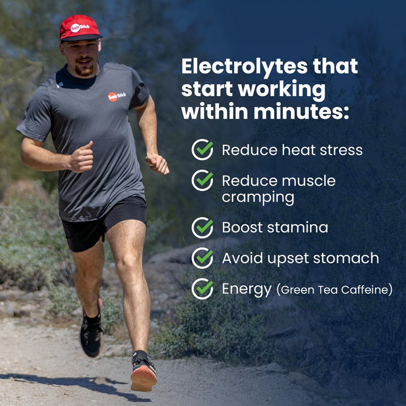 SaltStick - FastChews - Tropical Twist (Caffeinated) - 10 Tablets Packet