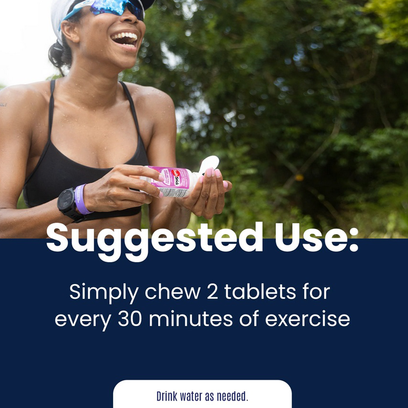 SaltStick - FastChews - Tropical Twist (Caffeinated) - 10 Tablets Packet