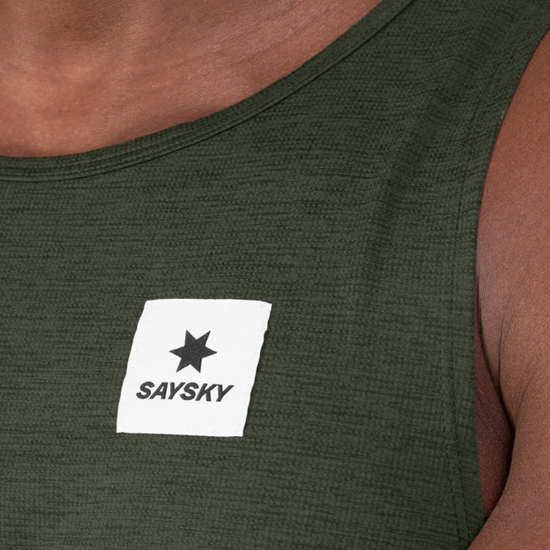 Saysky - Clean Combat Pro Singlet - Green - Men's