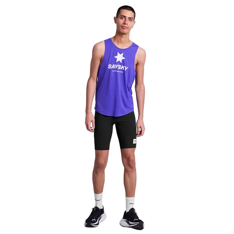 Saysky - Logo Combat Pro Singlet - Purple - Men's