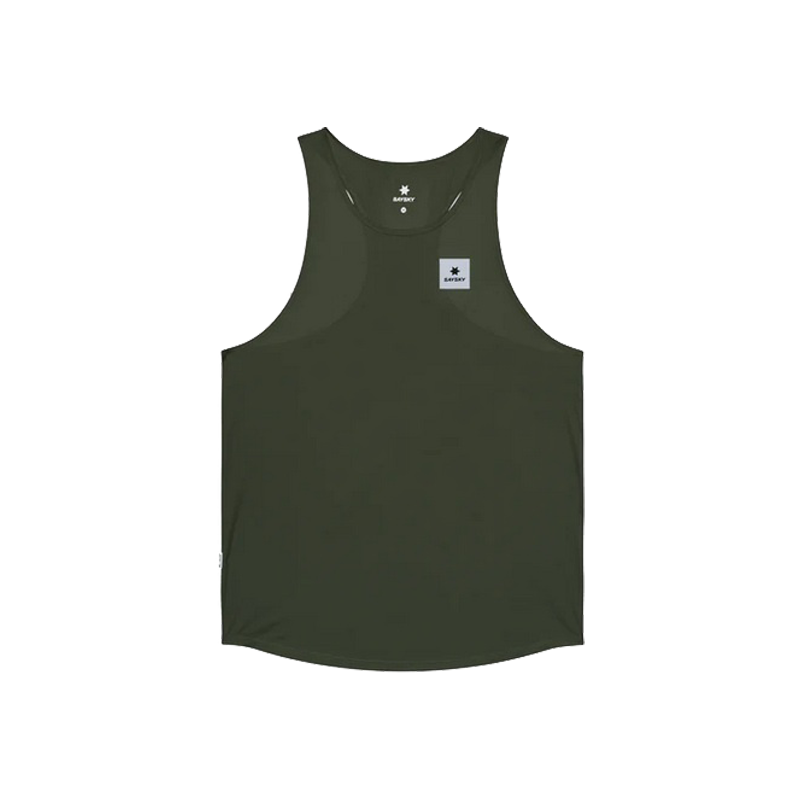 Saysky - Clean Flow Singlet - Green - Men's