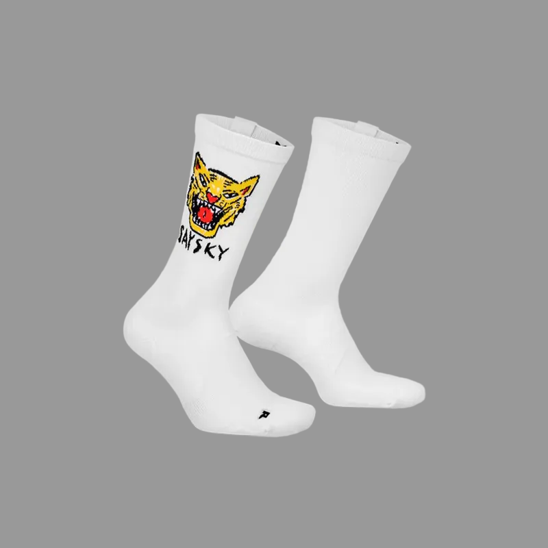 Saysky - Combat High Socks - White - Unisex