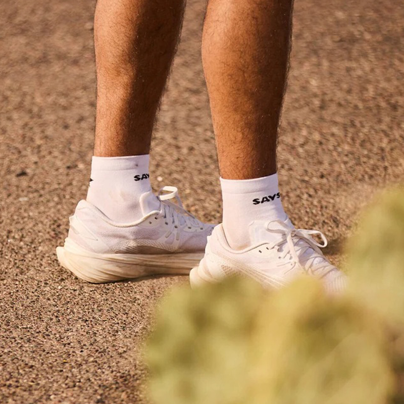 Saysky - Combat Quarter Socks - White - Unisex