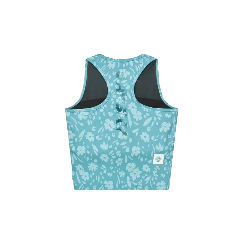 Saysky - Flower Combat Crop Top - Light Blue Flower - Women's