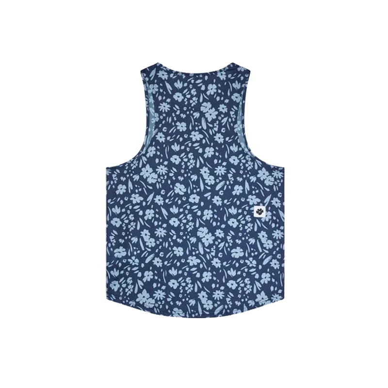 Saysky - Flower Combat Singlet - Blue Flower - Men's