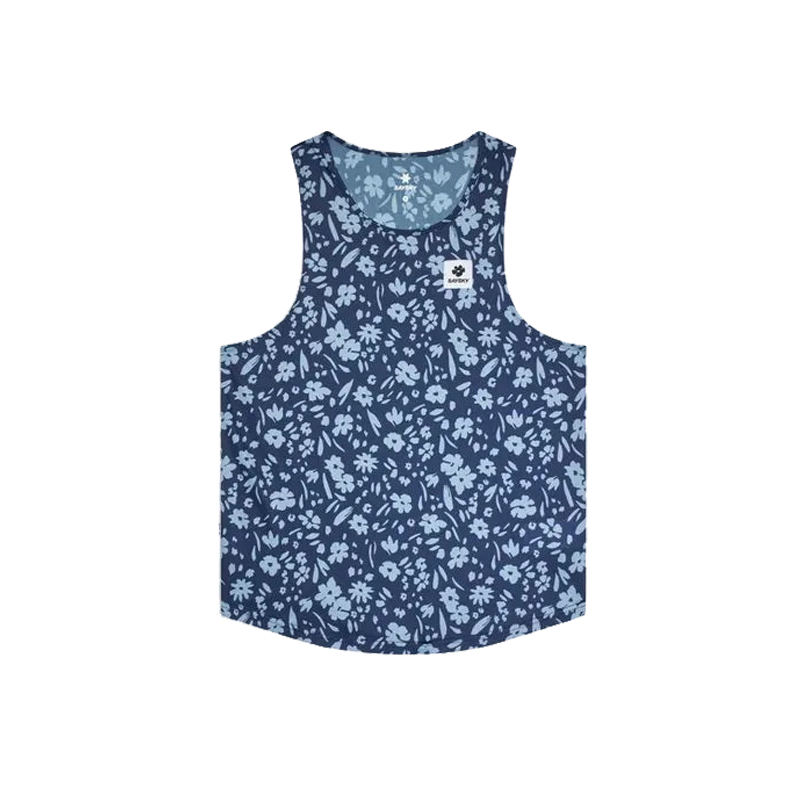 Saysky - Flower Combat Singlet - Blue Flower - Men's