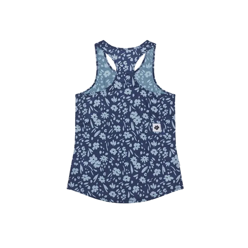 Saysky - Flower Combat Singlet - Blue Flower - Women's