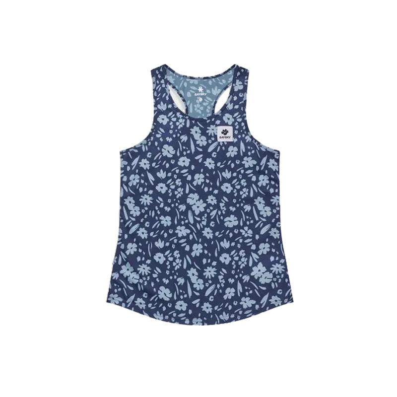 Saysky - Flower Combat Singlet - Blue Flower - Women's