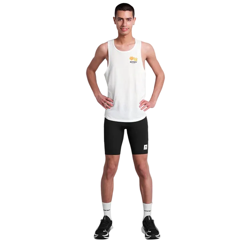 Saysky - Flower Combat Singlet - White - Men's