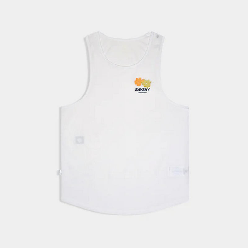 Saysky - Flower Combat Singlet - White - Men's