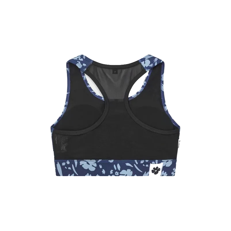 Saysky - Flower Combat Sports Bra - Blue Flower - Women's