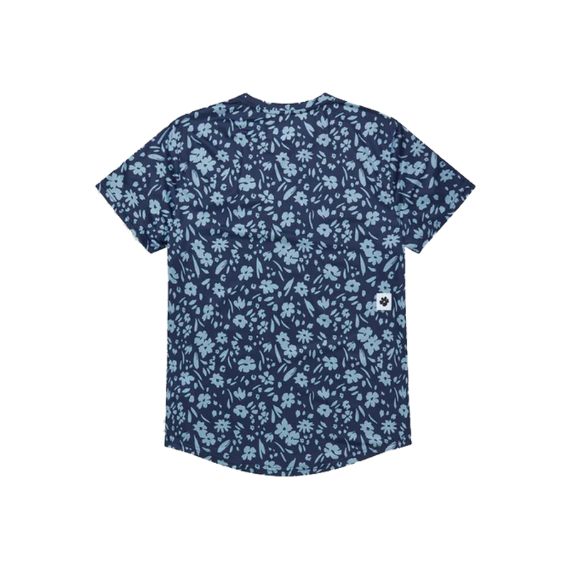 Saysky - Flower Combat T-Shirt - Blue Flower - Men's