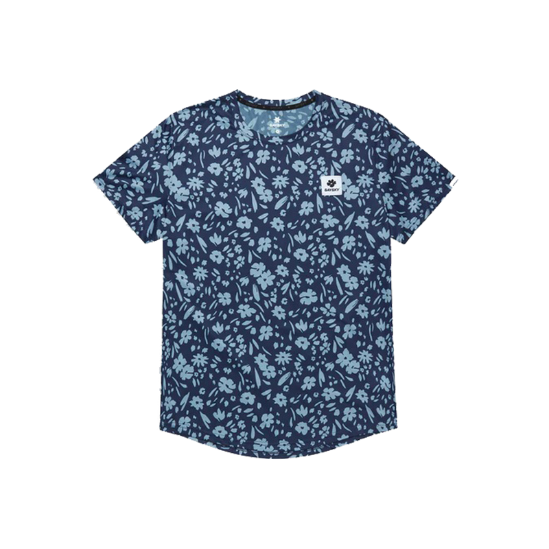 Saysky - Flower Combat T-Shirt - Blue Flower - Men's
