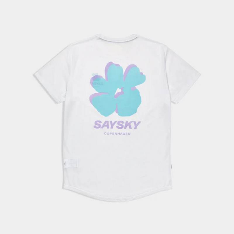 Saysky - Flower Combat T-Shirt - White - Men's
