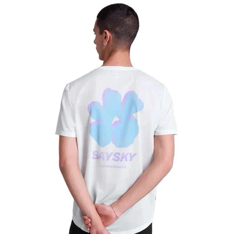 Saysky - Flower Combat T-Shirt - White - Men's
