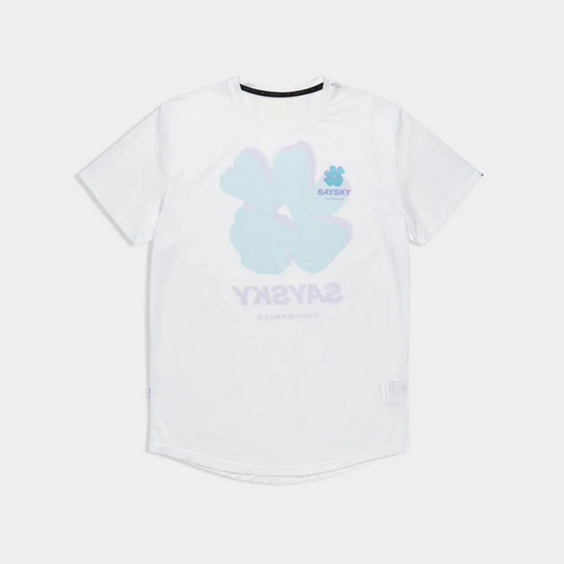 Saysky - Flower Combat T-Shirt - White - Men's