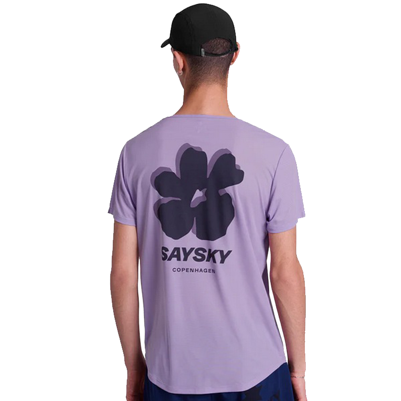 Saysky - Flower Flow T-Shirt - Purple - Men's