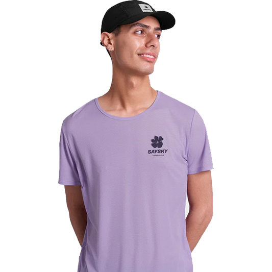 Saysky - Flower Flow T-Shirt - Purple - Men's