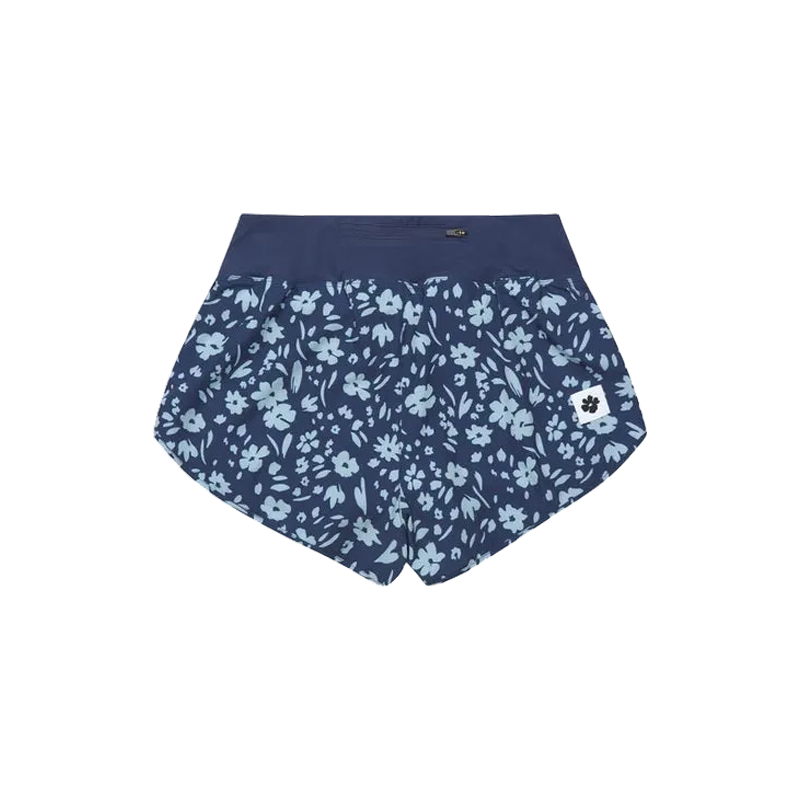 Saysky - Flower Pace Shorts 3" - Blue Flower - Women's