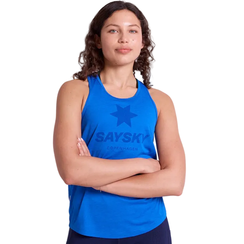 Saysky - Logo Combat Pro Singlet - Blue - Women's