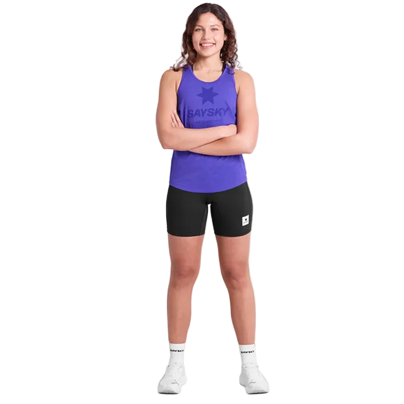 Saysky - Logo Combat Pro Singlet - Purple - Women's