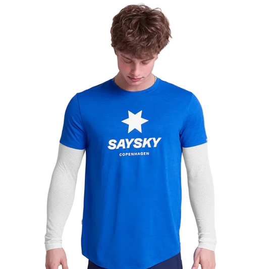 Saysky - Logo Combat Pro T-Shirt - Blue - Men's