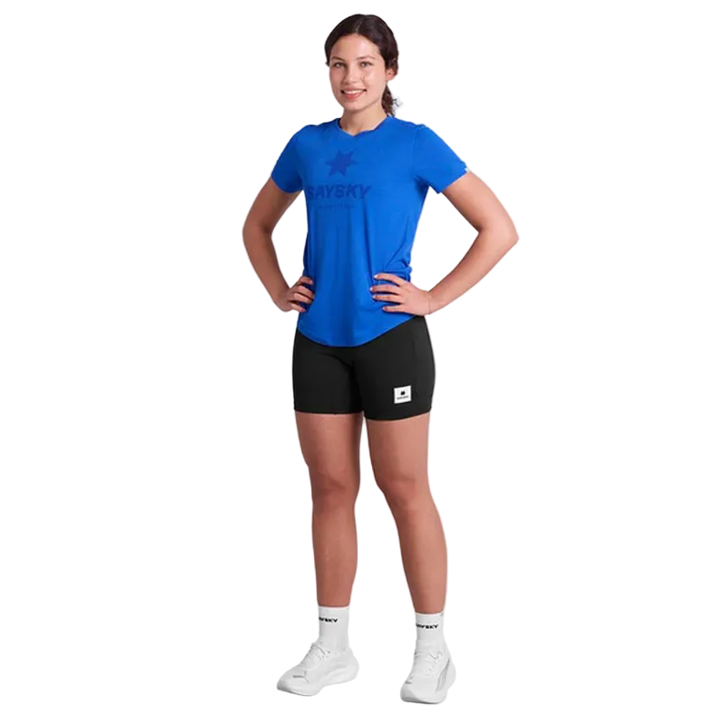 Saysky - Logo Combat Pro T-shirt - Blue - Women's