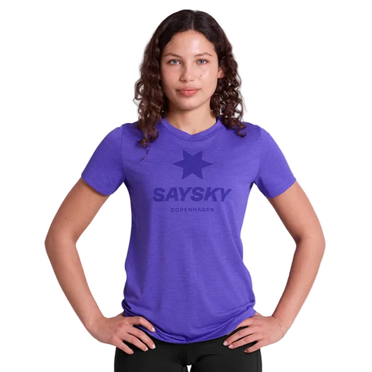 Saysky - Logo Combat Pro T-shirt - Purple - Women's