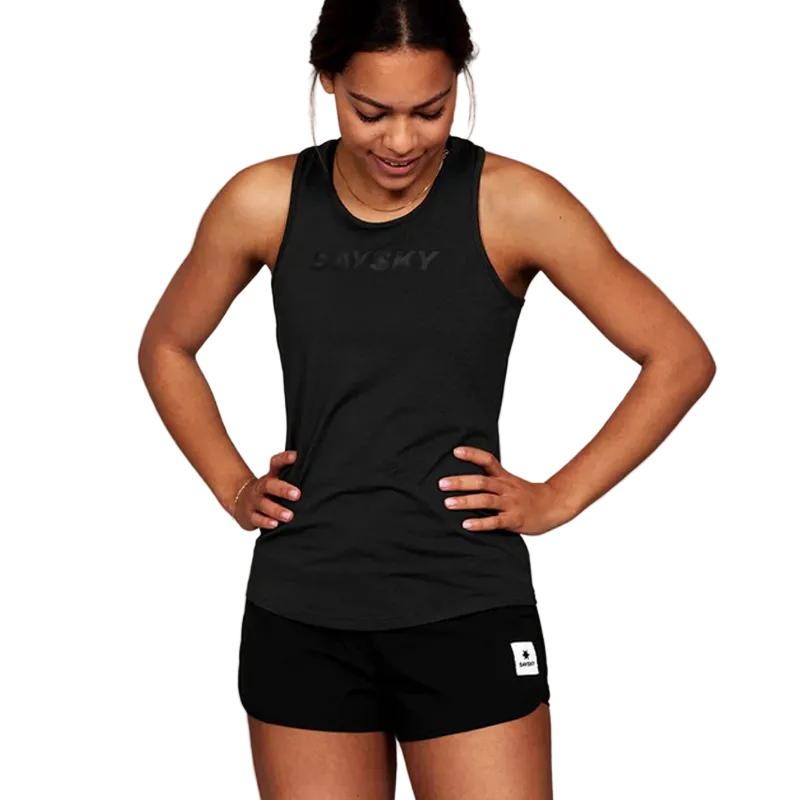 Saysky - Logo Pace Top - Black - Women's