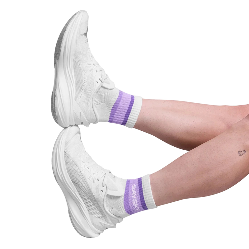 Saysky - Pace Quarter Socks - Purple - Unisex