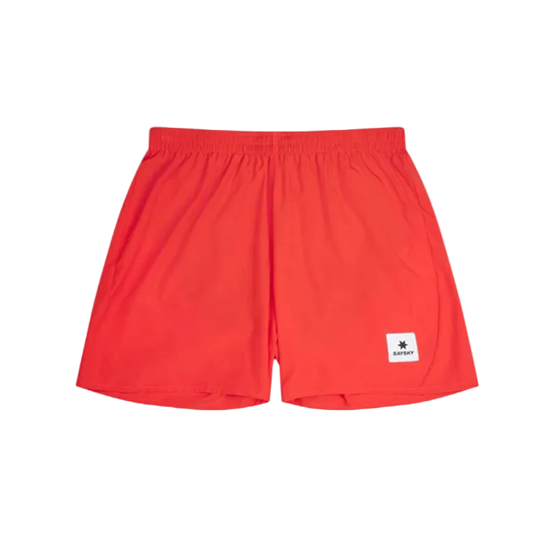 Saysky - Pace Shorts 5'' - Red - Men's