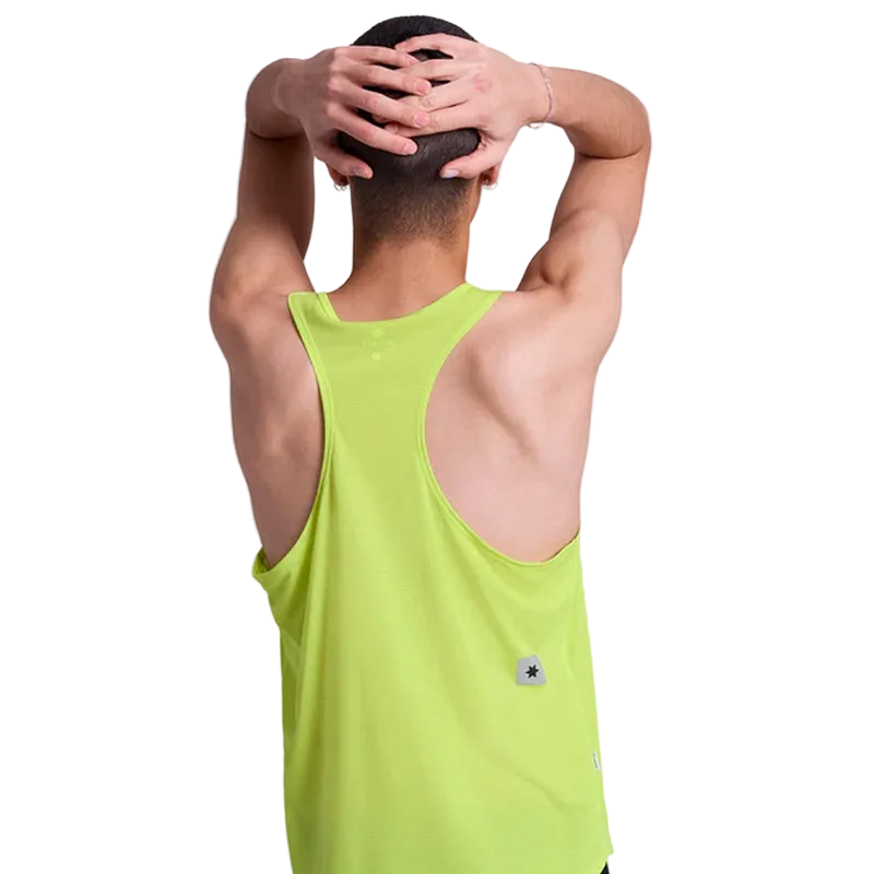 Saysky - Reactive Flow Singlet - Yellow Logo - Men's