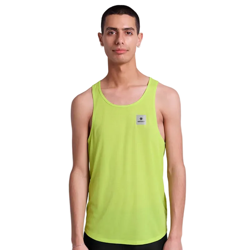 Saysky - Reactive Flow Singlet - Yellow Logo - Men's